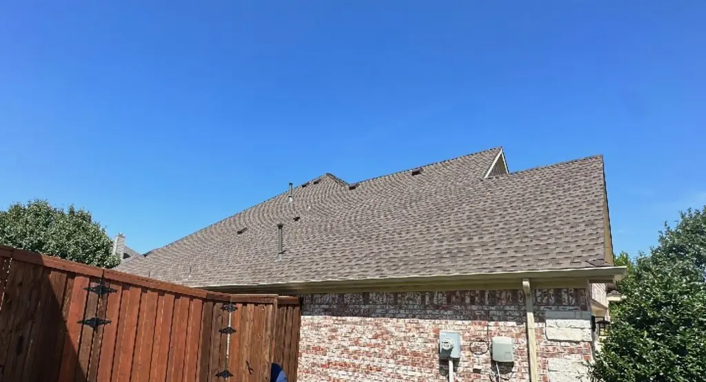 Completed roof replacement project in Wayland